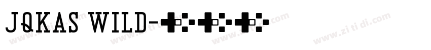 JQKAs Wild字体转换